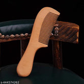 Comb with handle pack of 1 wooden comb